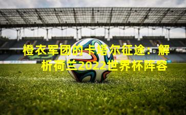 橙衣军团的卡塔尔征途:解析荷兰2022世界杯阵容